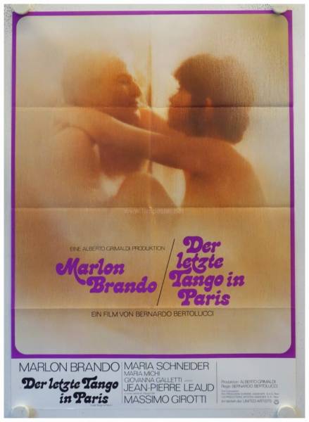 Der Letzte Tango in Paris originales deutsches Filmplakat